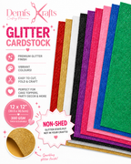 Pale Lilac Glitter Cardstock