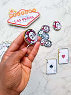 Las Vegas birthday cake toppers : casino cake toppers - Demi's Krafts