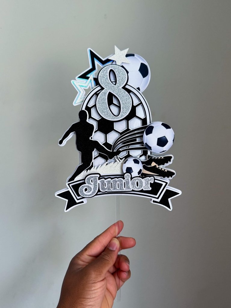 3D Football Cake Topper: Custom Team & Colours available - Demi's Krafts