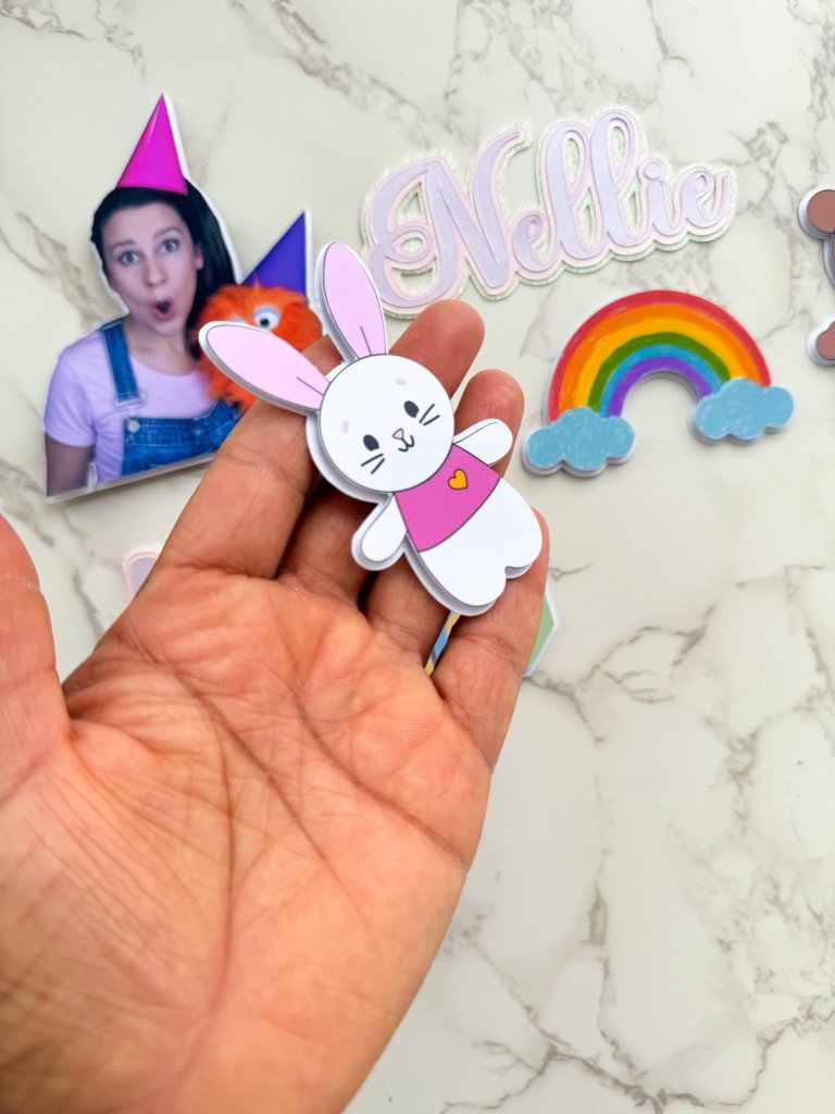 Miss Rachel Cake Topper Set : Cake Charms - Demi's Krafts
