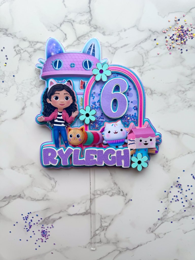 Gabby’s doll house cake topper - Demi's Krafts