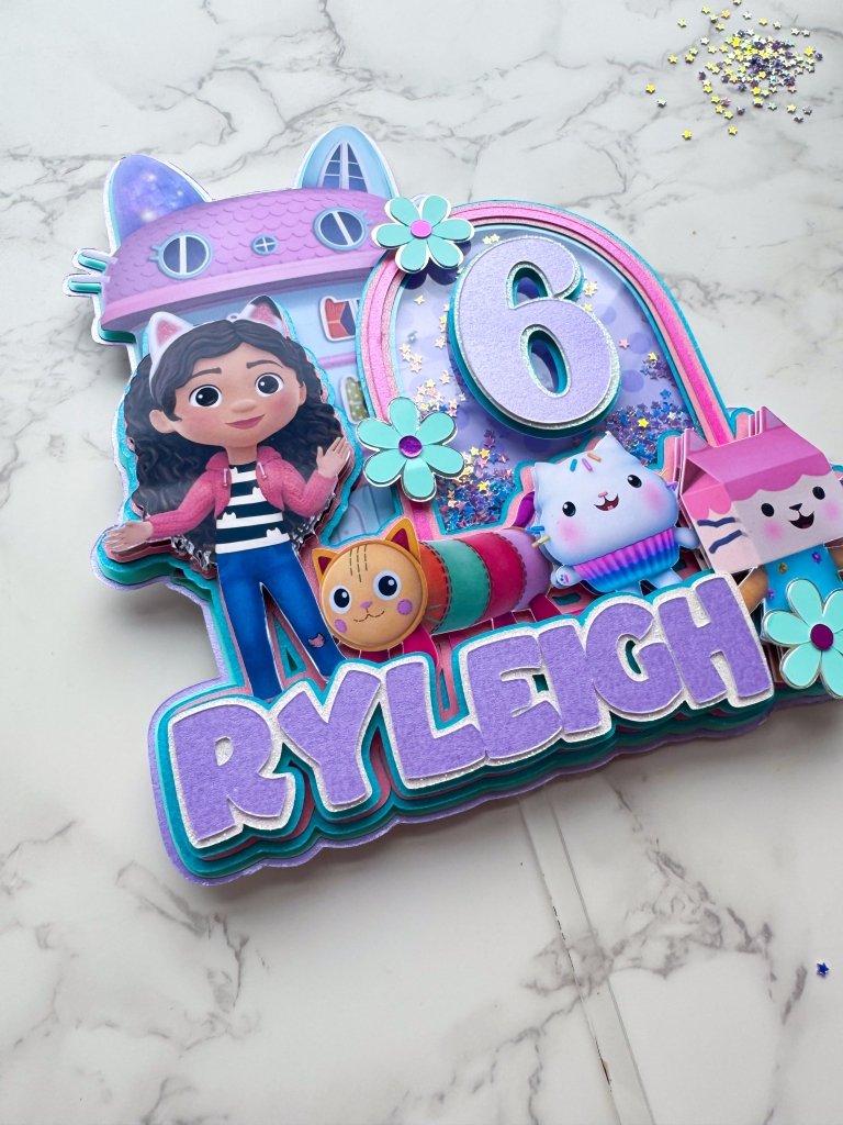 Gabby’s doll house cake topper - Demi's Krafts