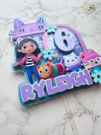 Gabby’s doll house cake topper - Demi's Krafts