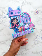 Gabby’s doll house cake topper - Demi's Krafts