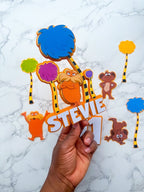Personalised Lorax Cake Toppers Set - Demi's Krafts