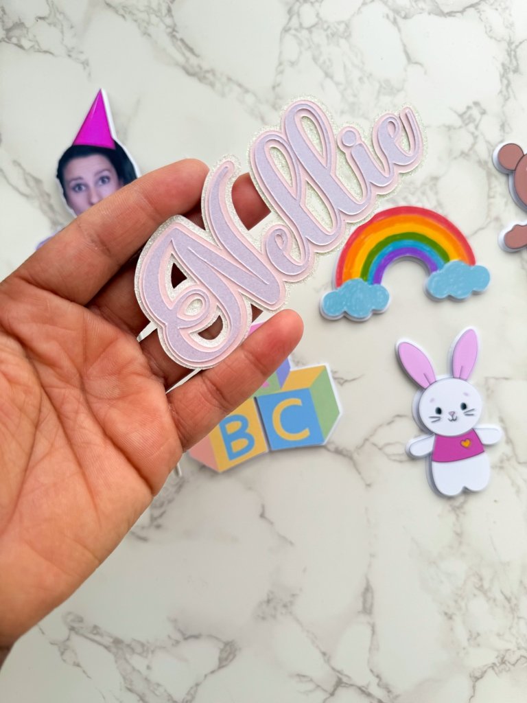 Miss Rachel Cake Topper Set : Cake Charms - Demi's Krafts