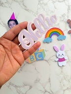 Miss Rachel Cake Topper Set : Cake Charms - Demi's Krafts