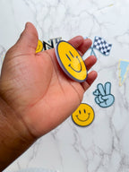 Personalised One Happy Dude Groovy themed birthday cake topper charm set - Demi's Krafts