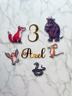 Personalised Gruffalo Birthday Cake Charms - Demi's Krafts