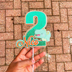 Dinosaur Number Cake Topper - Demi's Krafts