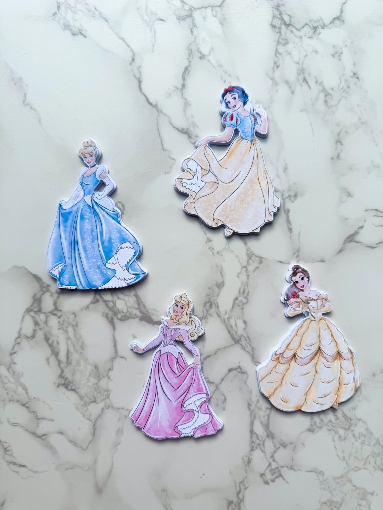 Pastel Princess Cake Charms Topper Set - Demi's Krafts