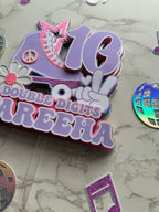 Personalised Double Digits Groovy Cake Topper : Roll with it - Demi's Krafts