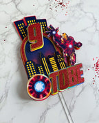 Ironman Birthday Cake Topper - Demi's Krafts