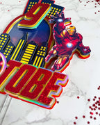 Ironman Birthday Cake Topper - Demi's Krafts