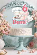 Baker Cake Topper, Baking Birthday Cake Topper - Demi's Krafts
