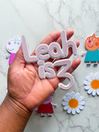 Peppa Pig Birthday Cake Toppers : Charm Set - Demi's Krafts