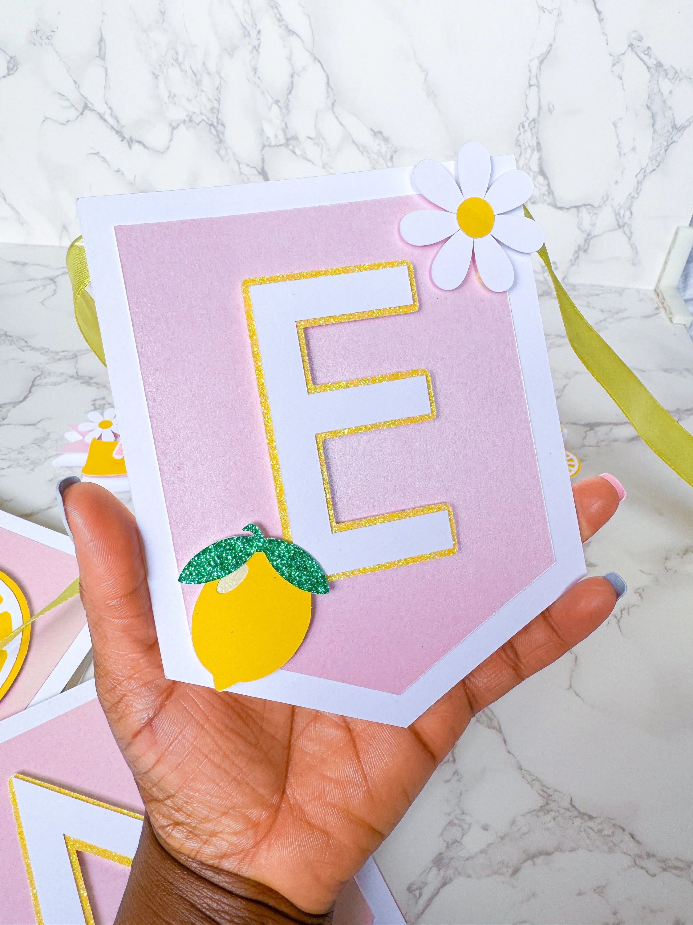 Lemonade First Birthday Smash Cake Bundle : Pink Lemonade Topper - Demi's Krafts