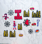 Personalised Spidey and Friends Birthday Cake Topper Set - Demi's Krafts