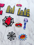 Personalised Spidey and Friends Birthday Cake Topper Set - Demi's Krafts