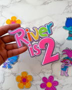 Trolls Themed Birthday Cake Toppers : Charm Set - Demi's Krafts
