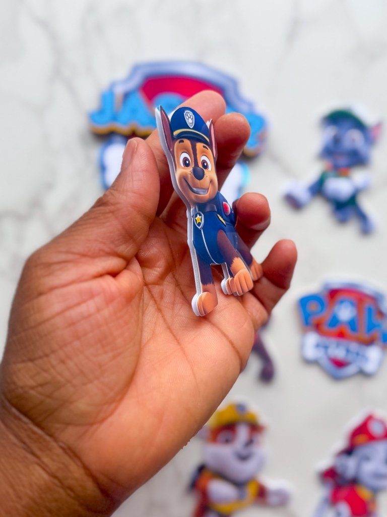 Customised Paw Patrol Cake Topper Set - Demi's Krafts