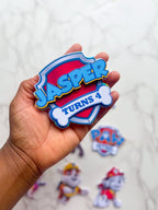 Customised Paw Patrol Cake Topper Set - Demi's Krafts