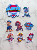 Customised Paw Patrol Cake Topper Set - Demi's Krafts