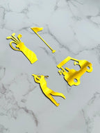 Foil Golf Cupcake Toppers: Golf Theme Party Decorations - Demi's Krafts
