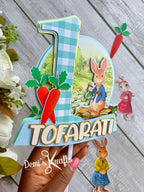 Peter Rabbit Inspired Birthday Cake Topper : Adventures of Peter rabbit - Demi's Krafts