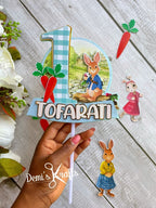 Peter Rabbit Inspired Birthday Cake Topper : Adventures of Peter rabbit - Demi's Krafts