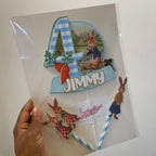 Peter Rabbit Inspired Birthday Cake Topper : Adventures of Peter rabbit - Demi's Krafts