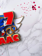 Super Sonic Birthday Cake Topper - Demi's Krafts