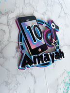 Tiktok Cake Topper: Personalized cake toppers - Demi's Krafts