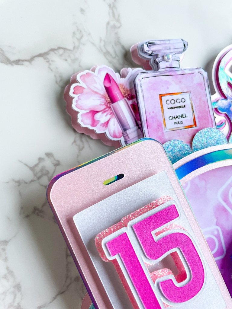 Personalized Social Media Birthday Cake Topper: Influencer Party Decor - Demi's Krafts