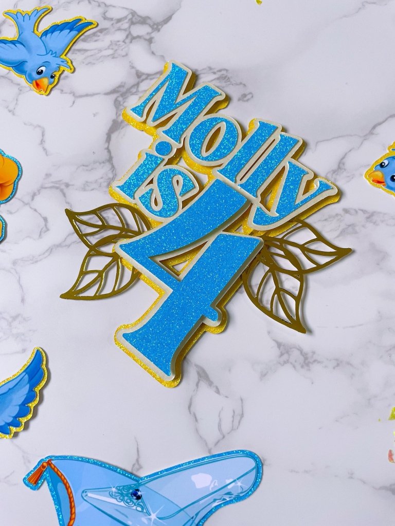 Princess Cake Topper Charm Set : Cinderella charm set - Demi's Krafts