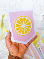 Lemonade First Birthday Smash Cake Bundle : Pink Lemonade Topper - Demi's Krafts