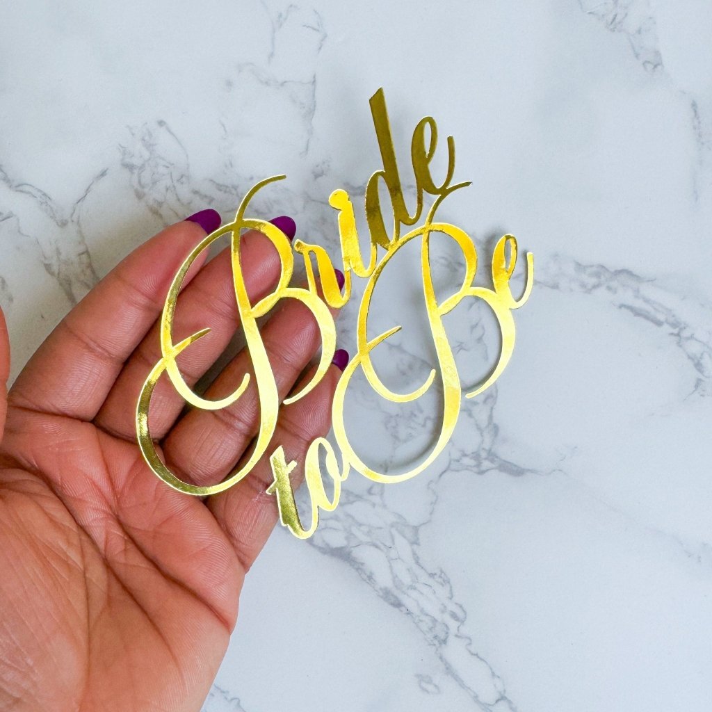 Bride to Be Cake Topper Charm - Demi's Krafts