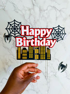 Superhero Birthday Cake Topper: Spider Design - Demi's Krafts