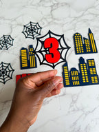 Spider Hero Cake Topper Set - Demi's Krafts