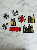 Spider Hero Cake Topper Set - Demi's Krafts