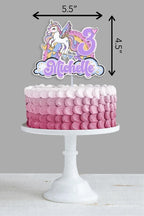 Unicorn Cake Topper and Cupcake Toppers - Demi's Krafts