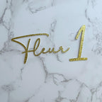 Glitter Name & Age Cake Topper - Demi's Krafts