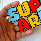 Mario Style Name Cake Topper Charm : Game cake topper - Demi's Krafts