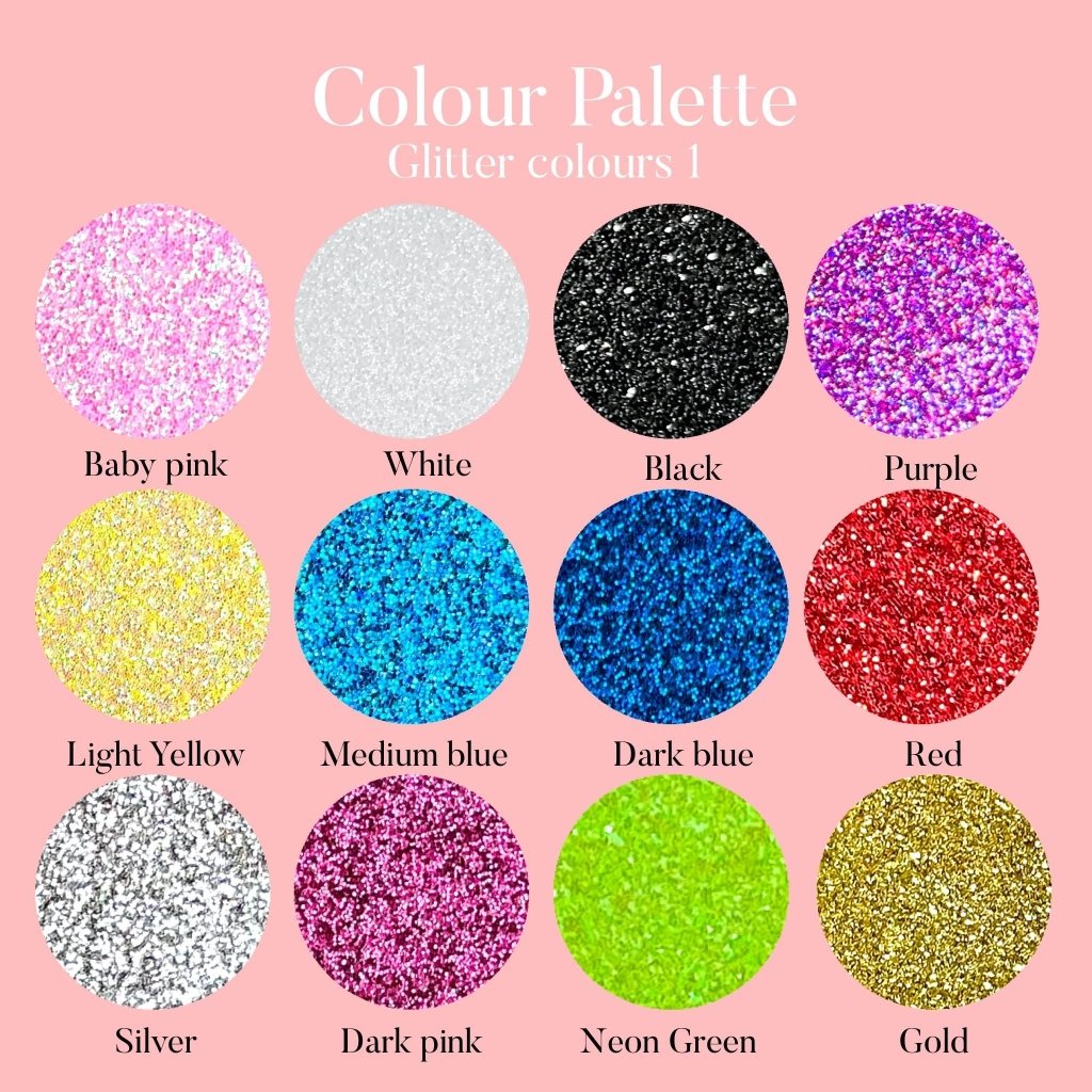 Glitter Foil Number Cupcake Toppers: Age Cupcake Topper - Demi's Krafts
