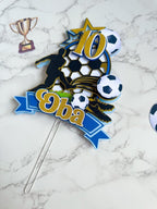 3D Football Cake Topper: Custom Team & Colours available - Demi's Krafts