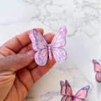 3D pastel butterflies cake toppers cupcake topper charms - Demi's Krafts