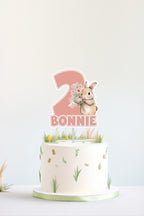 Bunny Rabbit Birthday Cupcake Toppers : Easter Celebrations - Demi's Krafts