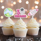 Space Girl Astronaut Birthday Cake Topper - Demi's Krafts