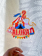 Circus themed Cake Topper and Cupcake Toppers - Demi's Krafts