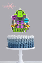 Laser Tag Paint Balling Personalised Birthday Cake Topper - Demi's Krafts